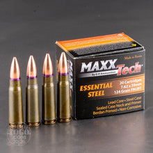 Load image into Gallery viewer, MAXXTECH AMMO ESSENTIAL STEEL 7.62X39MM 122 GR FMJ