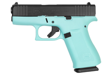 Load image into Gallery viewer, Glock 43X 9mm Subcompact Pistol with Robin Egg Blue Frame