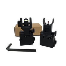 Load image into Gallery viewer, Fiber Optic Flip Up Sights Front + Rear

