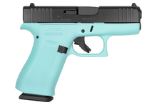 Load image into Gallery viewer, Glock 43X 9mm Subcompact Pistol with Robin Egg Blue Frame
